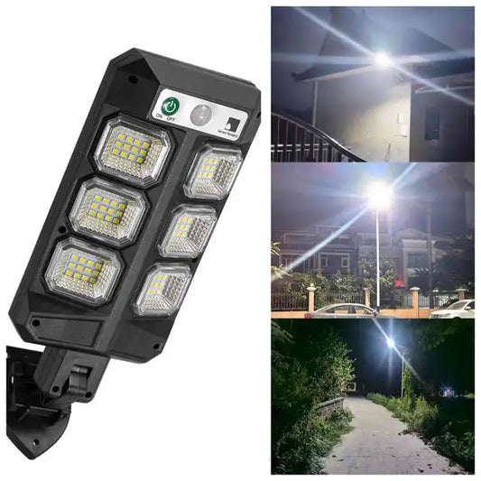 Luz solar de pared con mando 72 LED