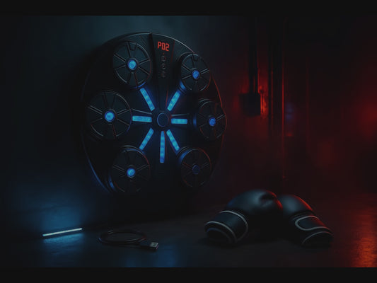 Máquina de boxeo inteligente modelo yk-003 + guante negro